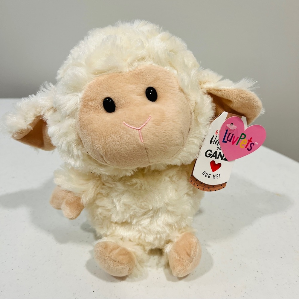 Get Your Hands On A Ganz w/Tags Luv pets Lamb Plush Stuffed Animal New
